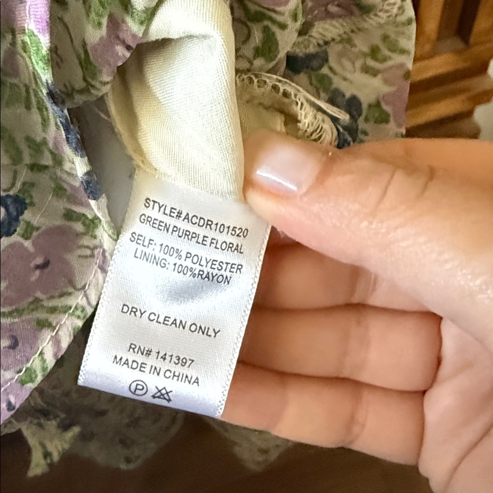 ASTR The Label Adella Floral Ruffle Midi Dress. S - Picture 9 of 9